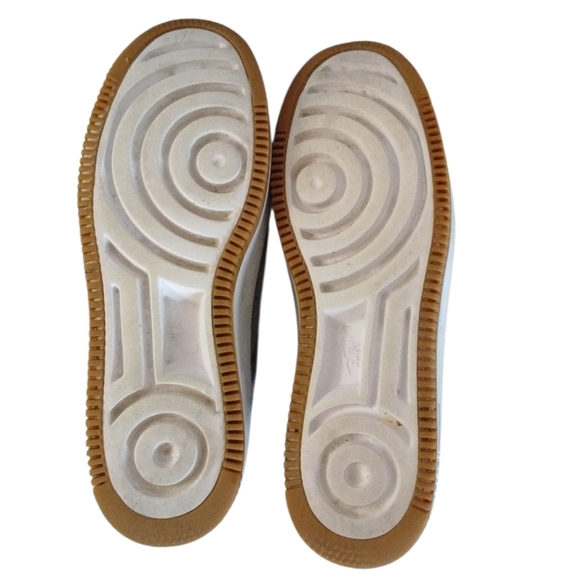 Nike Air Force 1 Sage Low Top Cool Grey Suede Sneakers Men's Size 9.5 - Picture 9 of 12